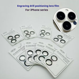 Protector de lente de cámara Flash Diamond templado para iPhone 17Air 13 15 16 Pro Max 16 Plus 14 Pro 15 Pro película protectora de vidrio - Product Image 4