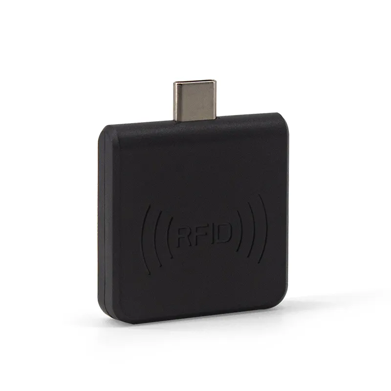 Lector RFID R65D tipo C para android, para teléfono android con blanco y negro, 2 colores