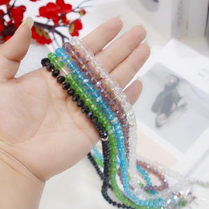 Tasbih étnico de cristal de alto brillo, 8 mm, 99 cuentas, cómodo para sostenir en la mano, accesorio conmemorativo para el Dhikr diario musulmán. - Product Image 1