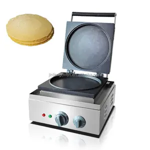 Macchina elettrica per Pancake Stroopwafel 220v macchina per fare Crepes macchina rotante per Waffle