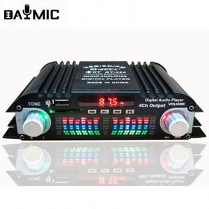 เครื่องขยายเสียงดิจิตอลขนาดเล็กสำหรับรถยนต์ รุ่น BT998 ระบบเสียงไฮไฟระดับมืออาชีพ ช่องสัญญาณออก 4 ช่อง - Product Image 4