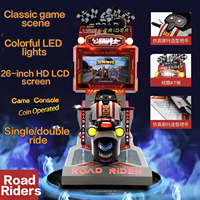 Station d'arcade centre commercial Machine de jeu d'arcade électronique à pièces Road Riders Commercial Fiery Sale