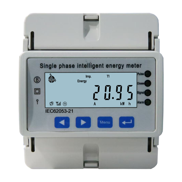 Single-phase Smart Energy Meter Suitable for Household School Community Commercial Plaza Use Compatible Various Power Systems