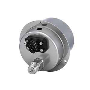 Manómetro <span class=keywords><strong>de</strong></span> Presión Eléctrico <span class=keywords><strong>de</strong></span> Acero Inoxidable <span class=keywords><strong>de</strong></span> 4 Pulgadas (100 mm), Resistente a Impactos, Lleno <span class=keywords><strong>de</strong></span> Aceite - Product Image 6