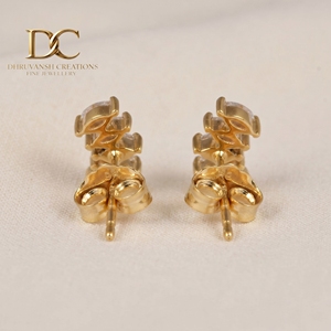 Pendientes de Diamantes Cultivados en Laboratorio con Certificación IGI, Oro Sólido de 14 Quilates, Corte Brillante Marquise, Joyería Personalizada para Mujer - Product Image 4
