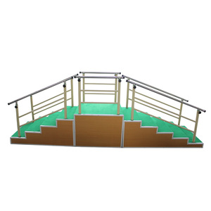 Appareil d'entraînement manuel pour enfants, escalier d'entraînement bidirectionnel à hauteur réglable en acier, équipement de rééducation pour la correction de la marche et des membres inférieurs - Product Image 2