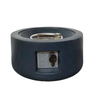 Propane Gas <b>Outdoor</b> Garden <b>Fire</b> <b>Pit</b> <b>Table</b> Elegant Round Design for Patio Use for Decorative Purpose - Product Image 1
