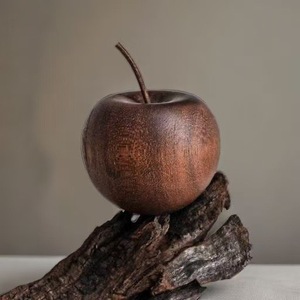 Diffuseur d'huiles essentielles artisanal en forme de pomme en bois, sans BPA, sans <span class=keywords><strong>alcool</strong></span>, à l'arôme longue durée, pour la maison, l'hôtel, la voiture, parfum d'ambiance - Product Image 6