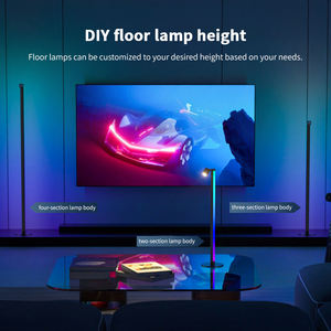 Luz de esquina inteligente Diseño moderno WIFI LED Pickup Atmósfera Luz para hotel para sala de estar y dormitorio Cuerpo de aluminio - Product Image 2