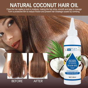 เซรั่มบำรุงผมมันมะพร้าวใหม่, สารสกัดจากว่านหางจระเข้100มล. บำรุงหนังศีรษะน้ำมันหอมระเหยยอดนิยมปรับแต่งเซรั่มผมธรรมดา - Product Image 5