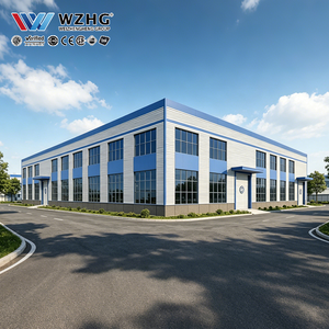โรงงานแปรรูปหินอ่อนแบบ Clear Span พร้อมบริการปรับแต่งโครงสร้างเหล็กสำหรับคานขนาดใหญ่ ผู้จัดจำหน่ายโกดังโครงสร้างเหล็ก - Product Image 1