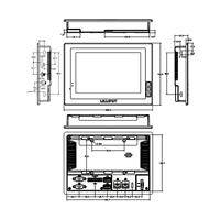 LILLIPUT Panel PC Integrado de 7 Pulgadas con Android 9, Quad Core, IMX8, para HMI Industrial, Computadora Todo en Uno con Pantalla Táctil Capacitiva de 800 Nits