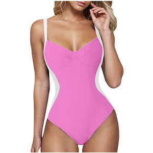 Maillot <span class=keywords><strong>de</strong></span> <span class=keywords><strong>bain</strong></span> une pièce en mousseline 2026, taille ajustée, dos nu, à lacets, style européen et américain, coupe classique, pour femme, tailles S-<span class=keywords><strong>XXL</strong></span> - Product Image 4