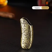 J6 Banana Gold pour étui de briquet en métal, carburant au butane, cadeau d'affaires, vente en gros