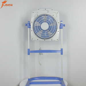 <span class=keywords><strong>JUBER</strong></span> Ventilador de soporte de caja de plástico con ajuste de altura Vertical de ajuste eléctrico de 12 pulgadas para el hogar - Product Image 6