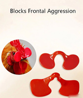 Lunettes anti-picage en plastique pour volailles, protection oculaire pour poulets, empêche le picage agressif pour les cages de poulets de chair et de poules pondeuses