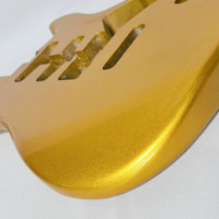 Corps de guitare électrique en bois de Paulownia de qualité supérieure ST SSH, couleur dorée, corps non fini, adapté aux kits d'assemblage de guitare personnalisés DIY
