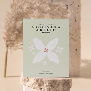 Mooivera Abelio Maskpack 10EA Popular K Beauty Vegano Halal Misunnamu Extracto de Forsythia Iluminador Antienvejecimiento Hidratante - Product Image 5