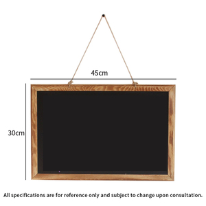 Grande <span class=keywords><strong>Tableau</strong></span> Noir Rustique Mural avec Cadre en Bois, <span class=keywords><strong>Tableau</strong></span> Magnétique pour Messages et Affiches - Product Image 3
