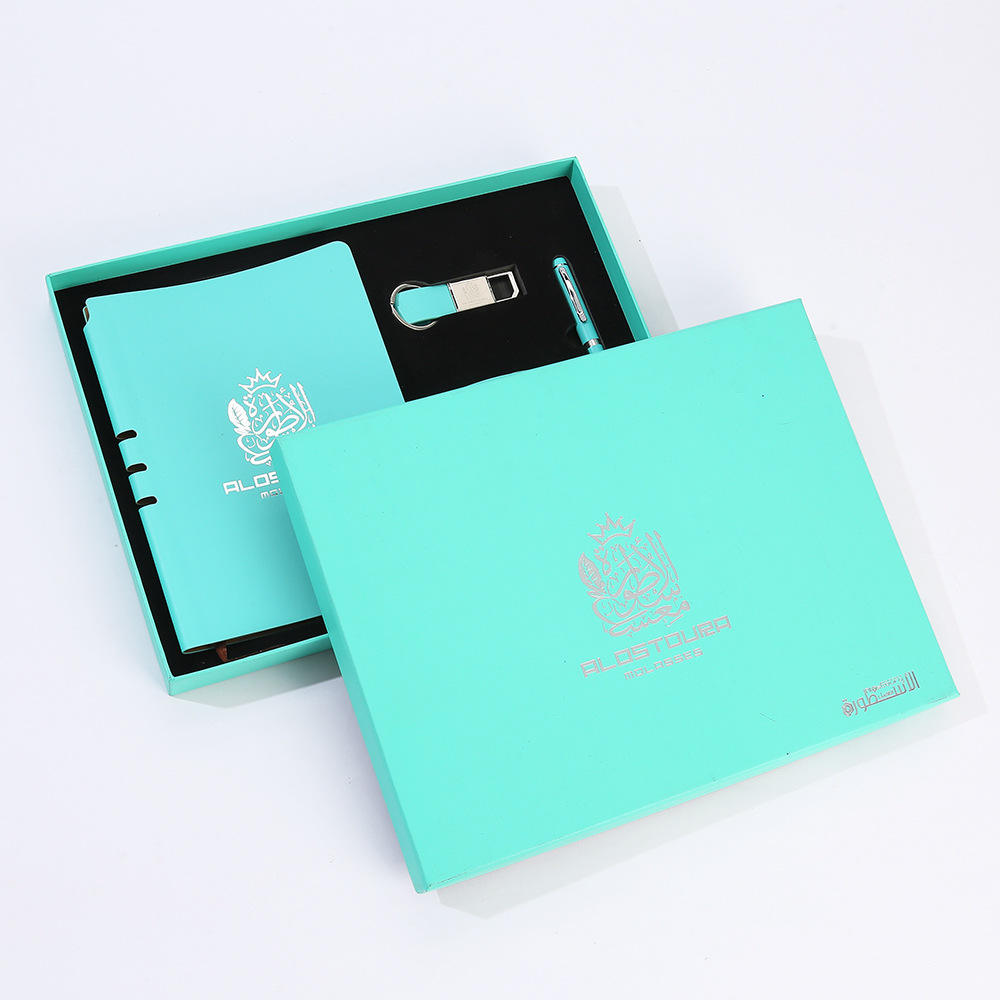 A5 notebook+pen+Keychain + Card box