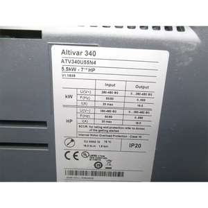 ไดรฟ์ปรับความเร็วรอบ Schneider ATV340U55N4 Altivar Machine ATV340 5.5kW สำหรับงานหนัก 400V 3 เฟส - Product Image 5