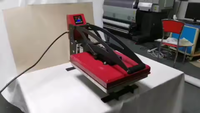 Machine de presse à chaud manuelle à haute pression à poste unique pour imprimante à plat de vêtements 1 ensemble de vêtement fourni pratique