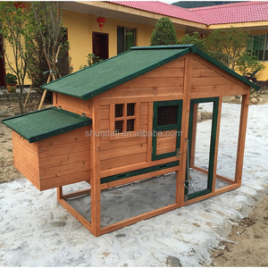 โรงเรือนเลี้ยงไก่กลางแจ้ง SDC014 SHUNDA ทำจากไม้ สำหรับทุกฤดู เหมาะสำหรับไก่พันธุ์กลาง/ใหญ่ - Product Image 4