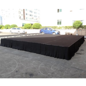 เวทีพกพาขนาด 4x4 ฟุต ประกอบง่าย พร้อมไฟสำหรับงานแต่งงาน - Product Image 5