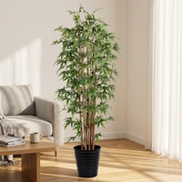 Bambou artificiel réaliste de haute qualité, directement de l'usine, plante décorative tropicale pour l'intérieur et l'extérieur