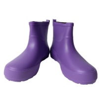Bottes de pluie imperméables en PVC pour la chasse pour femmes, bon marché, chaussures de cheville à la mode