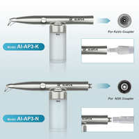 Pistolet de sablage dentaire AI-AP3, oxyde d'aluminium, polisseur à air abrasif avec raccord K/N et système de pulvérisation d'eau externe