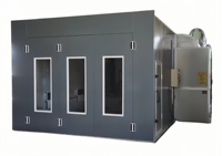 Xcwdtdr Cabine de peinture de luxe 7m pour voitures, haute qualité, avec éclairage LED, système de chauffage électrique et brûleur diesel