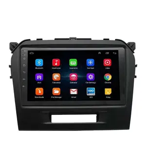 PEONCON pemutar multimedia DVD mobil Android 10, stereo radio mobil navigasi gps mobil untuk Suzuki New Vitara auto radio