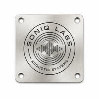 Étiquette métallique personnalisée en aluminium gravé avec logo, pour vêtements et accessoires, avec support adhésif et profondeur de relief personnalisée