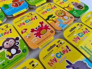 Animal Clay Kit 12 Colors Air Dry Clay Non-Toxic Ultra Light <b>Modeling</b> Clay with Walking Mechanism Education Creative Gift - Product Image 3