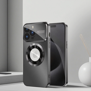 Sang trọng Slim iPhone 17 16 15 Pro Max từ PC Trường hợp với không dây sạc không thấm nước chống sốc được xây dựng trong máy ảnh ống kính bảo vệ - Product Image 4