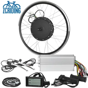 Kit Ebike Motor Elektrik 36V 500 Watts DC Motor 500 W 1000W 1500W 2000W dengan Hub Motor Kecepatan Super