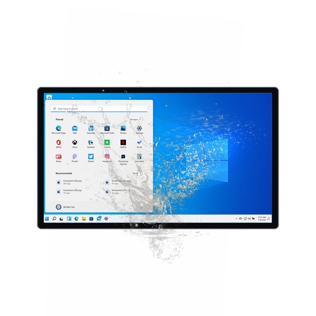 10.1-32 Inch Touch Screen Monitor Build-in Android Tablet Win11 All-in-One Wall Mount Touch Panel Pc for Restaurant and Mall