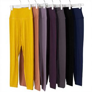 <span class=keywords><strong>Pantalon</strong></span> <span class=keywords><strong>de</strong></span> yoga pour <span class=keywords><strong>femme</strong></span>, double face brossé, extra large, séchage rapide, <span class=keywords><strong>taille</strong></span> haute, longueur intégrale, infroissable, effet seconde peau, extensible - Product Image 1