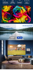 [Almacén de EE. UU.] Pantalla de Proyección Fija Wupro/OEM de 100 Pulgadas BSP ALR para Cine en Casa 4K UHD UST WPS100Pro - Product Image 2
