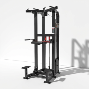 Station <span class=keywords><strong>de</strong></span> musculation professionnelle à charges sélectionnables pour dips et tractions assistées, machine à tractions <span class=keywords><strong>de</strong></span> haute qualité - Product Image 3