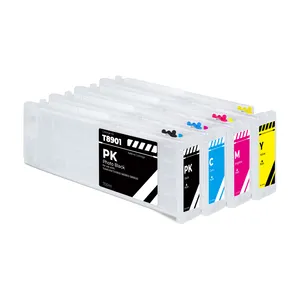 700ml T8901-T8904 Eco-solvent Refillable ink cartridge for Epson S40600 S40650 S40670 surecolor printers