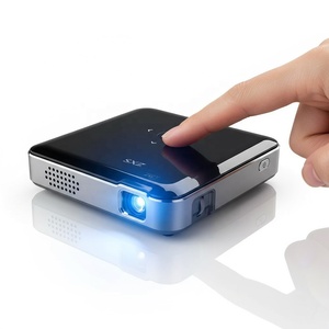 Vente flash <span class=keywords><strong>SXZ</strong></span> P60 Mini projecteur intelligent portable avec batterie intégrée de 3800 mAh, DLP, sans fil, WiFi, mise en miroir de l'écran, jeux vidéo - Product Image 3