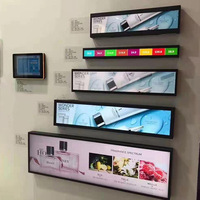 Kiosco Publicitario LCD de Alta Definición de Doble Pantalla para Montaje en Pared, 300cdm de Brillo, para Centros Comerciales, Estantes de Supermercados y Espacios Públicos