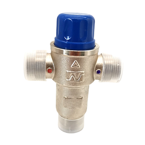 Válvula Termostática de Latón de 3 Vías para Conexión de Tuberías de Calentador Solar de Agua, Válvula Termostática Multiusos - Product Image 1