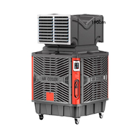 Approvisionnement d'usine économie d'énergie 25000m ³/h 2200W 220V/50Hz onduleur Air eau refroidissement froid plug-in refroidisseur pour ferme avicole
