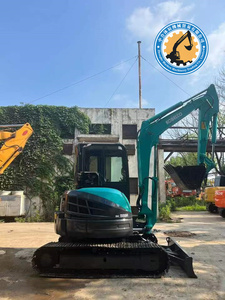 Mini-excavatrice Kobelco SK55 d'occasion, d'origine japonaise, 5,5 tonnes, excavatrice hydraulique sur chenilles, bon état, en stock - Product Image 6