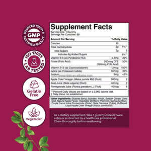 천연 허브 체중 감량 구미 |   과도한 식욕을 억제하고 가벼운 체형 발달을 촉진합니다 - Product Image 6