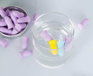 WELTA CE EN352 37dB SNR ANSI 3.17 60/120 unidades Tapones para los oídos desechables de espuma de PU suave tipo bala para dormir, envasados en frasco - Product Image 4