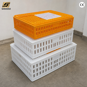 Jaula <span class=keywords><strong>de</strong></span> Transporte <span class=keywords><strong>de</strong></span> Aves <span class=keywords><strong>de</strong></span> Corral, Resistente y Apilable, para Compradores Mayoristas y Uso Agrícola - Product Image 3
